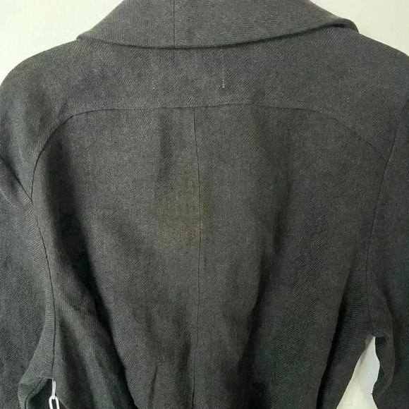 NWT! Frame 100% Linen Wrap Pocket Jacket - Picture 8 of 8